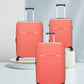 San Michelle Light Traveller 75cm Suitcase - White - San Michelle Bags suitcase nz