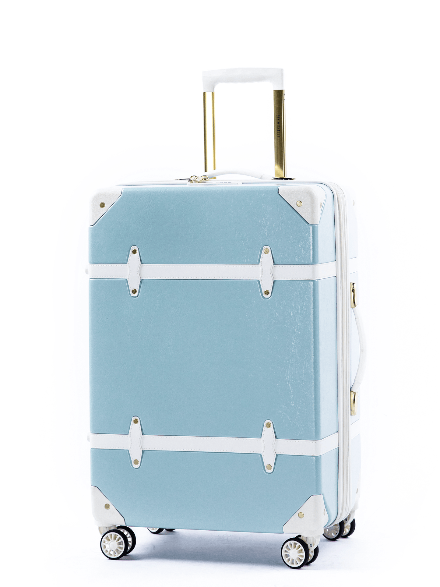 San Michelle Vintage Traveller 67cm Suitcase - San Michelle Bags suitcase nz