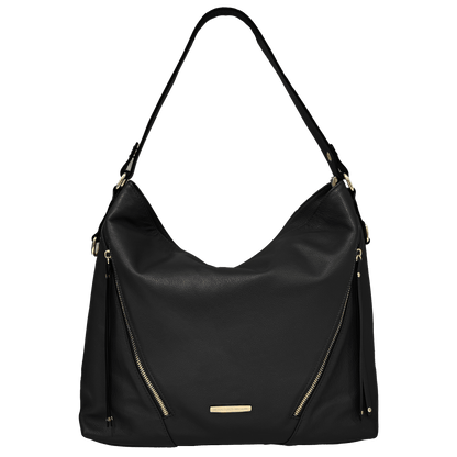 Shelly Leather Hobo Bag - San Michelle Bags suitcase nz