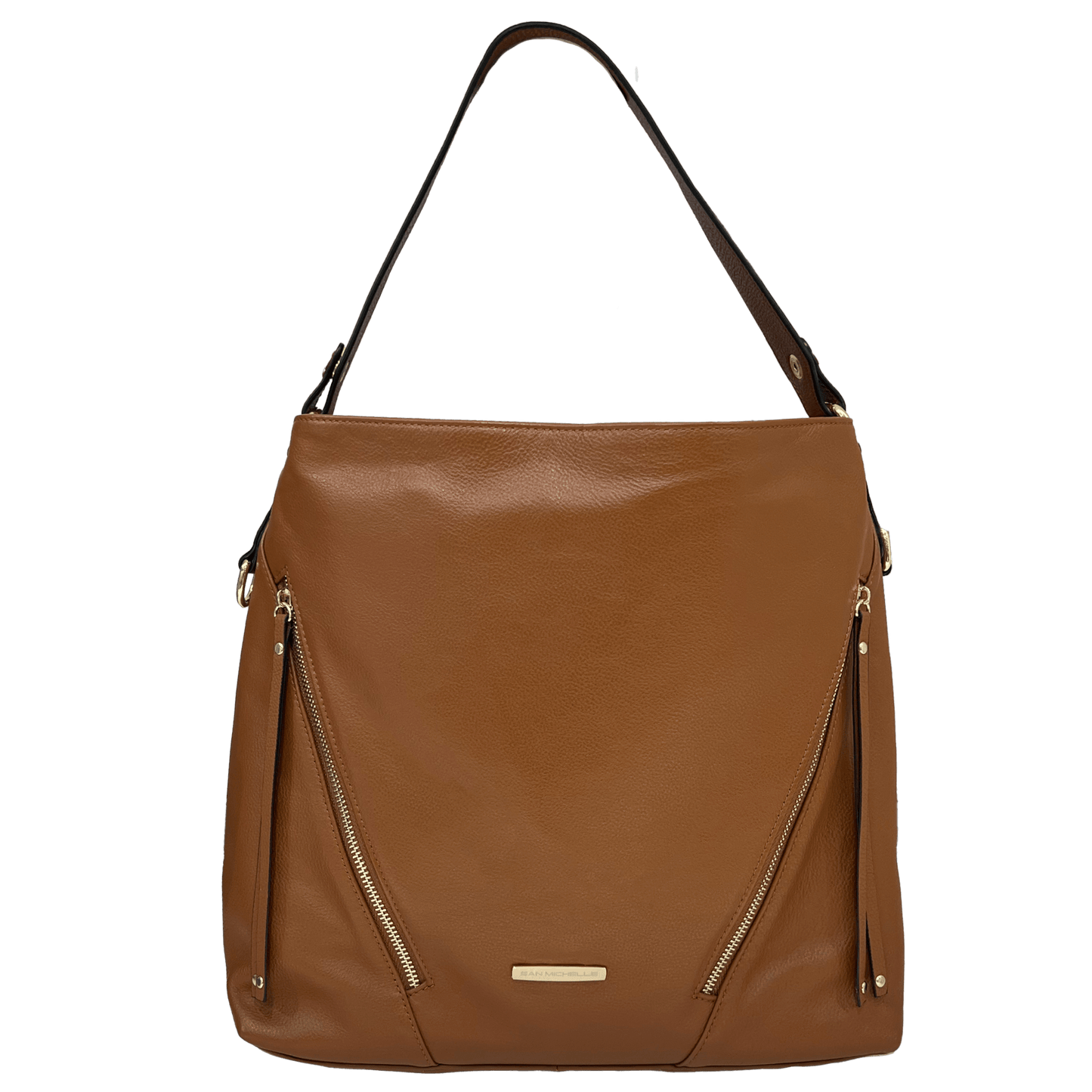 Shelly Leather Hobo Bag - San Michelle Bags suitcase nz