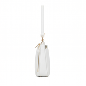 Tania Leather Crossbody Bag - White