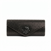 Tara Clutch Bag - Black