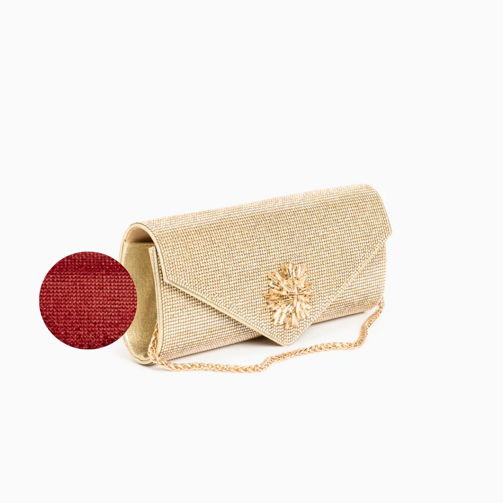 Tara Clutch Bag - Red