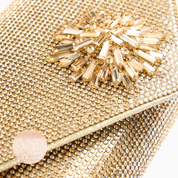 Tara Clutch Bag - Rose Gold