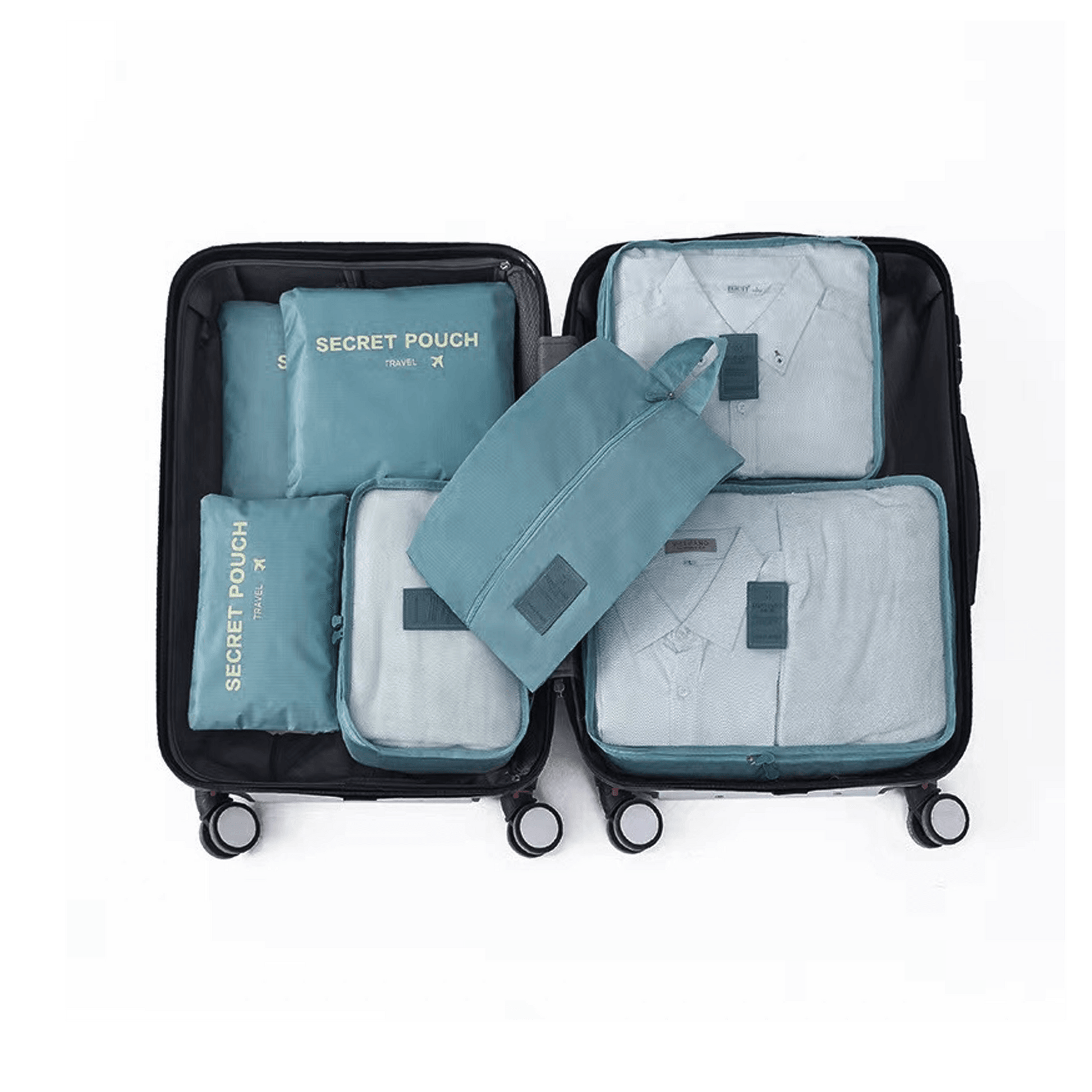 Suitcase top travel organisers