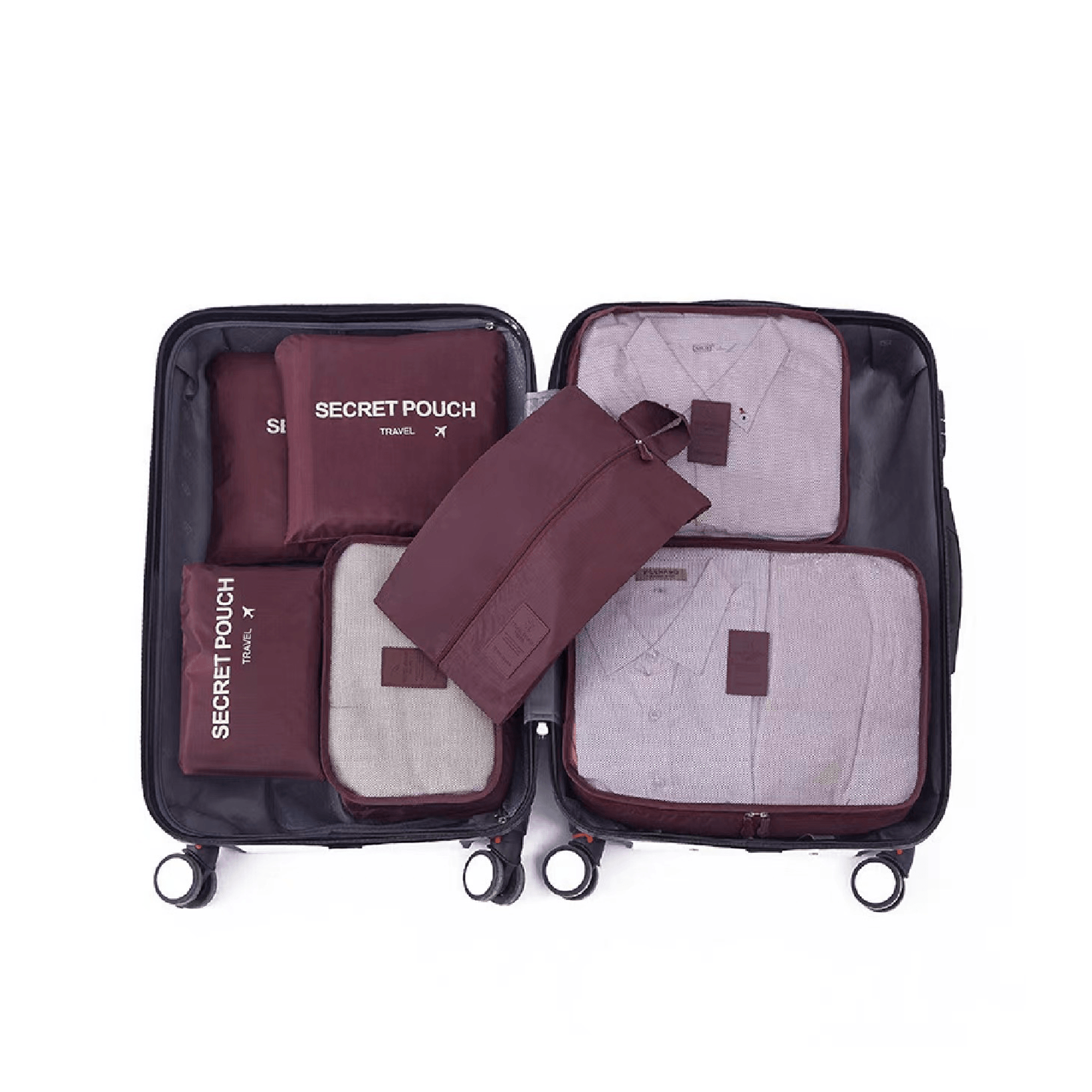 Travel Organizers (7pcs) - San Michelle Bags suitcase nz