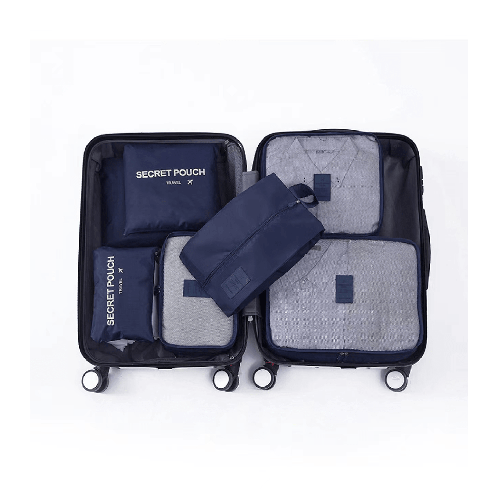 Travel Organizers (7pcs) - San Michelle Bags suitcase nz