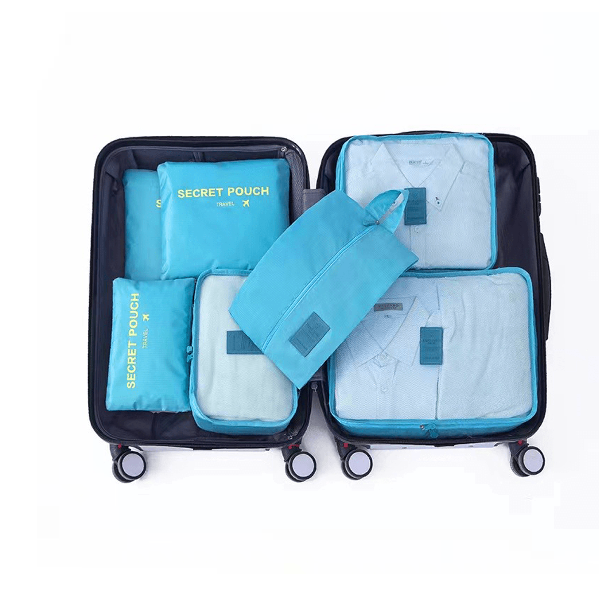 Travel Organizers (7pcs) - San Michelle Bags suitcase nz