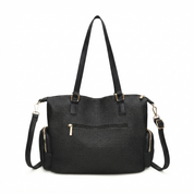 Vicky Soft Tote Bag - Black