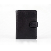 Parker Leather Passport Wallet - Salmon Pink