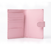 Will Leather Passport Wallet - Pink